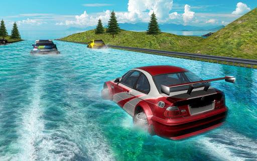 Waterpark Car Slide Racing 2019 - Image screenshot of android app