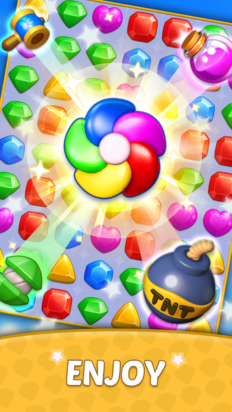 Jewel Blast Dragon 2 - NoWifi - Gameplay image of android game