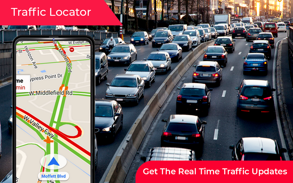 Gps Navigation, Maps Go, Navigate & Traffic Alerts - عکس برنامه موبایلی اندروید