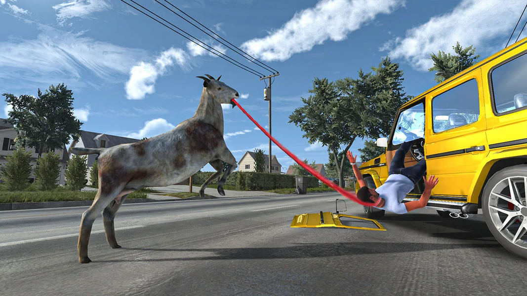 Goat Sim Crazy City Simulator - عکس بازی موبایلی اندروید