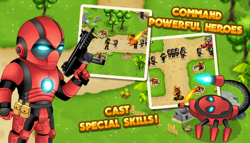 Turret Defense: BTD Battles - Gameplay image of android game