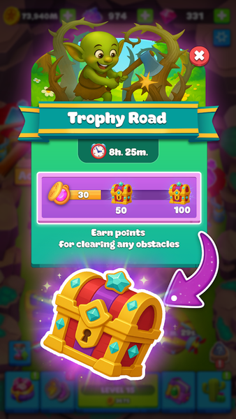 Goblin Miner: Idle Merger - Gameplay image of android game