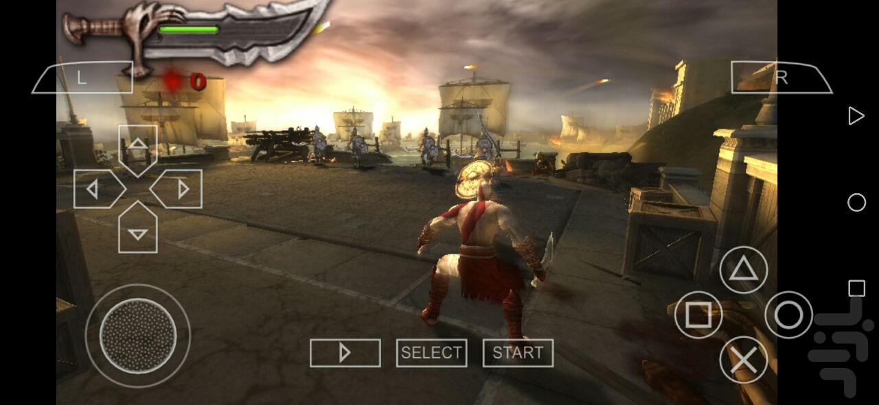 بازی خدای جنگ - Gameplay image of android game