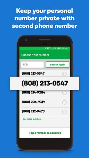 SmartLine Second Phone Number - Image screenshot of android app