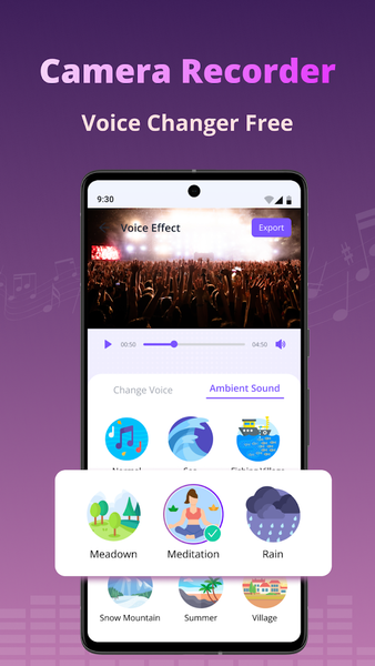 Voice Changer By Sound Effects - عکس برنامه موبایلی اندروید