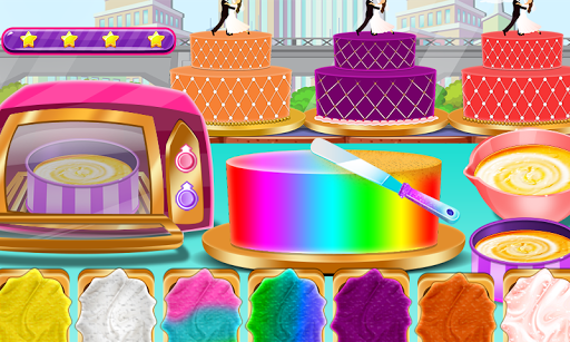 Wedding Cake Maker Girl Games - Gameplay image of android game