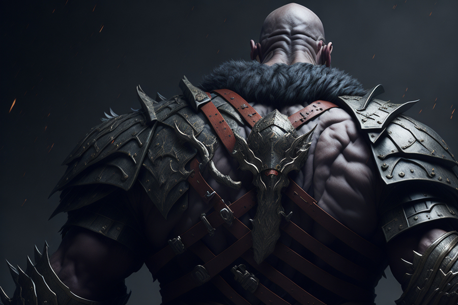 God of battle Kratos - Gameplay image of android game