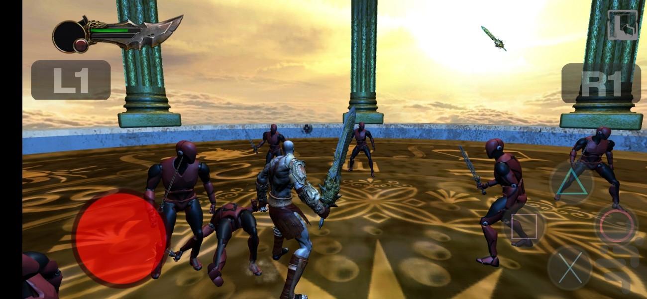 بازی خدای جنگ - Gameplay image of android game