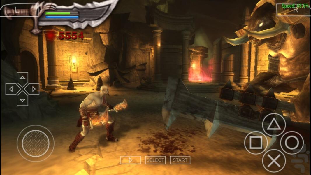 بازی خدای جنگ  Olympus - Gameplay image of android game