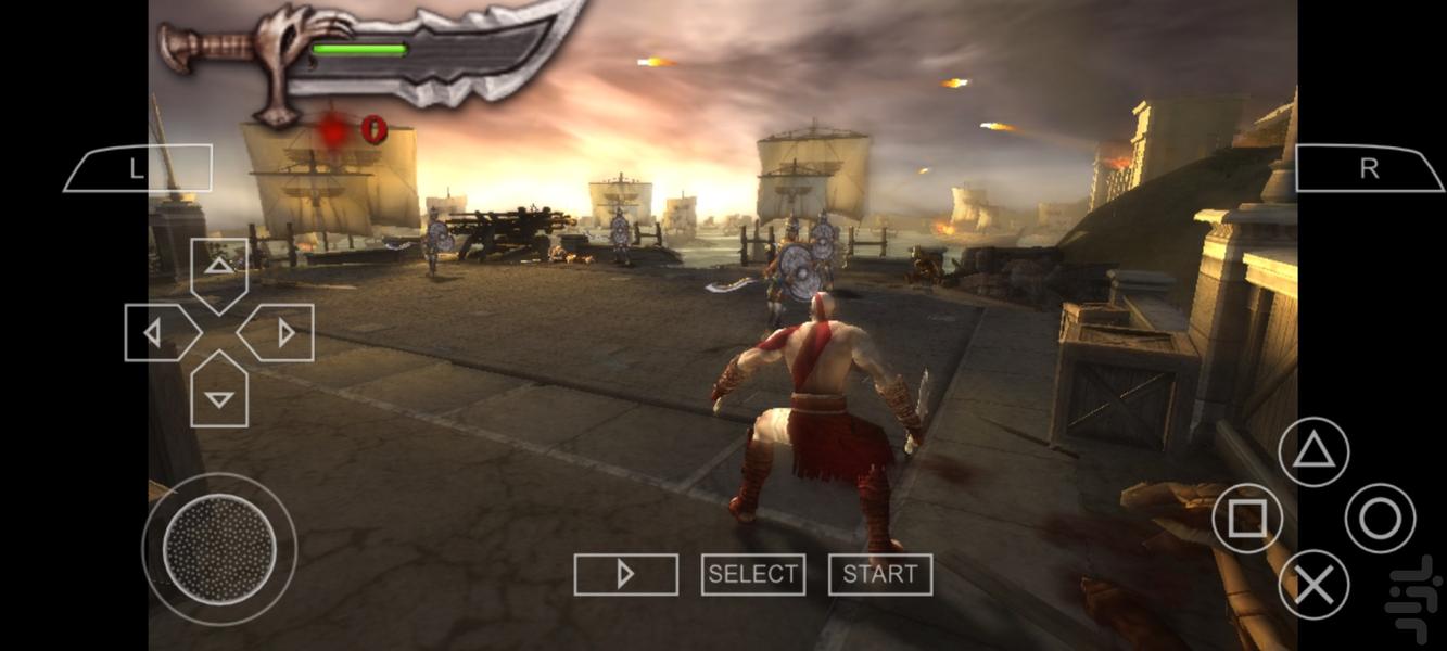 بازی خدای جنگ 2 - Gameplay image of android game