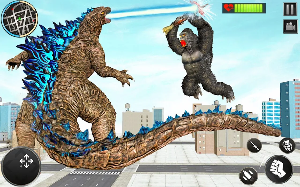 Godzilla VS King Kong Games - Gameplay image of android game