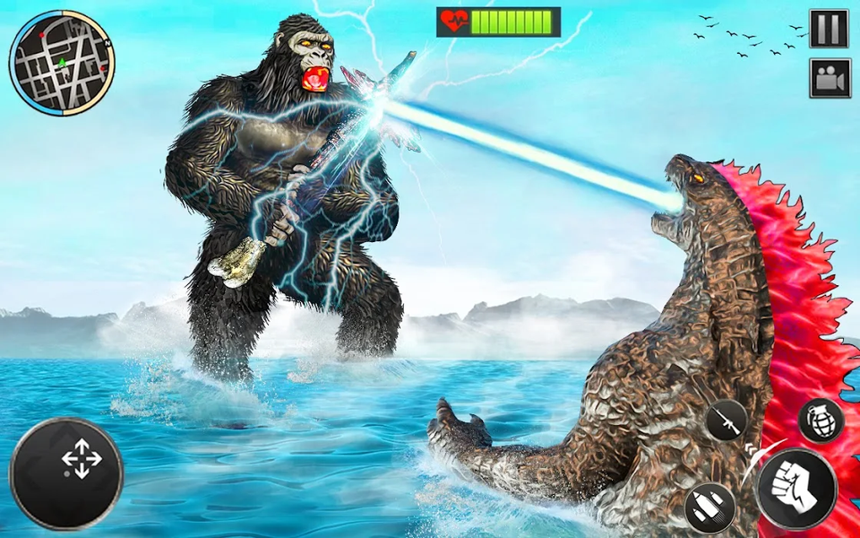 Godzilla VS King Kong Games - Gameplay image of android game