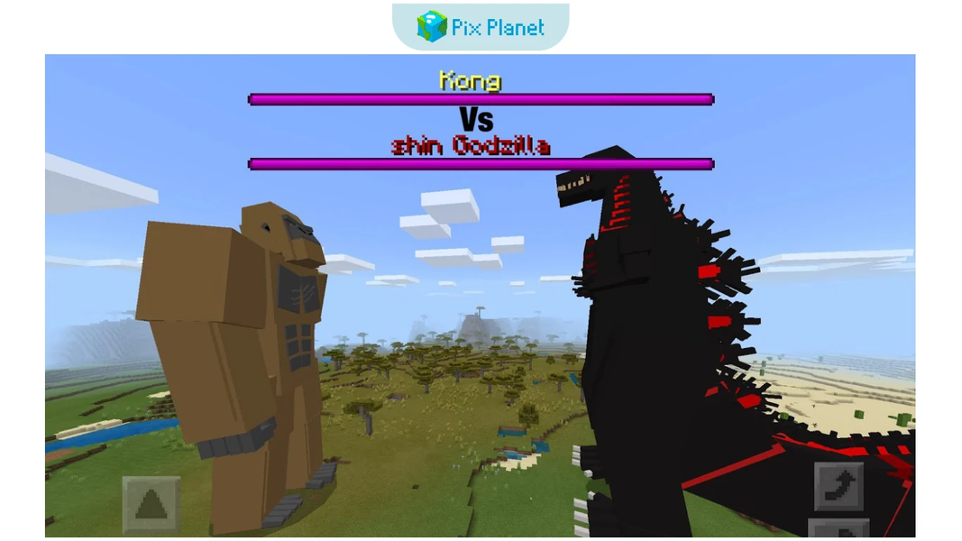Godzilla mods for Minecraft PE - عکس برنامه موبایلی اندروید
