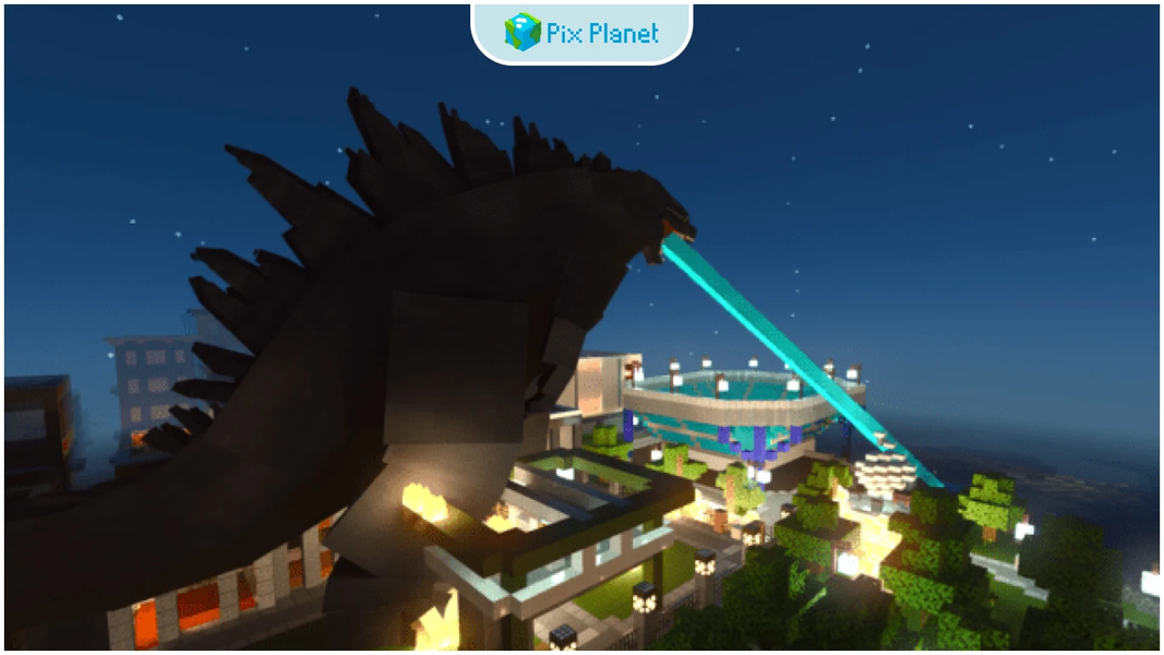 Godzilla mods for Minecraft PE - عکس برنامه موبایلی اندروید