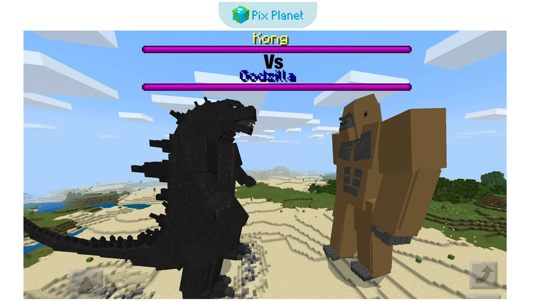 Godzilla mods for Minecraft PE - عکس برنامه موبایلی اندروید