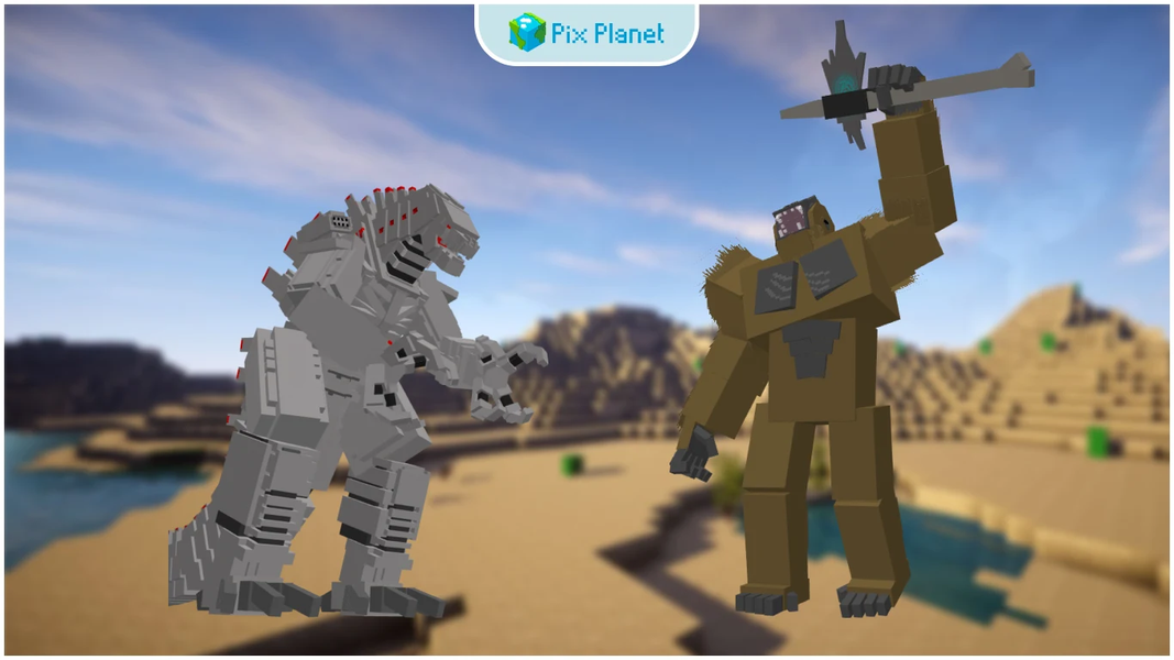 Godzilla mods for Minecraft PE - عکس برنامه موبایلی اندروید