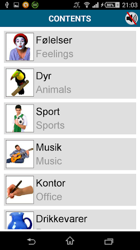 Learn Danish - ۵۰ languages - عکس برنامه موبایلی اندروید