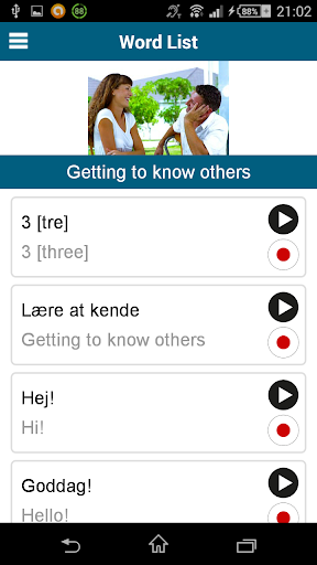 Learn Danish - ۵۰ languages - عکس برنامه موبایلی اندروید