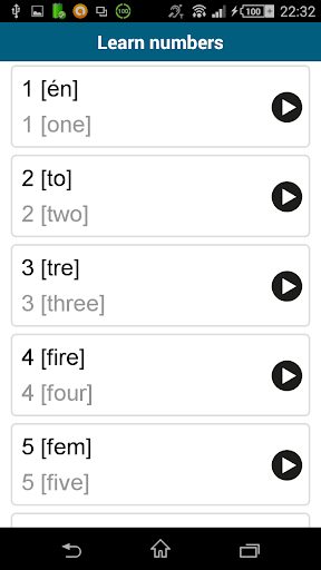 Learn Norwegian - 50 languages - Image screenshot of android app