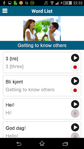 Learn Norwegian - 50 languages - Image screenshot of android app