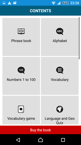Learn Urdu - 50 languages - Image screenshot of android app