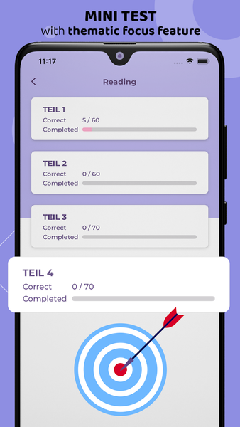 Goethe Prep - Practice A1 A2 B - Image screenshot of android app