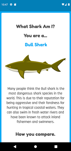 What Shark Am I? - Image screenshot of android app