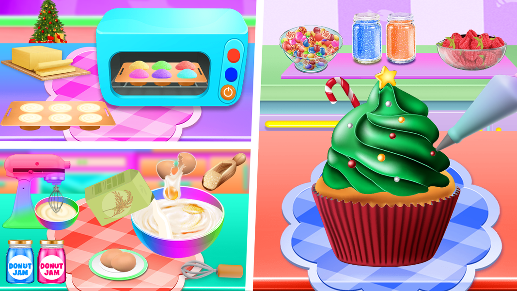 Christmas Cakes Cooking Bakery - Gameplay image of android game