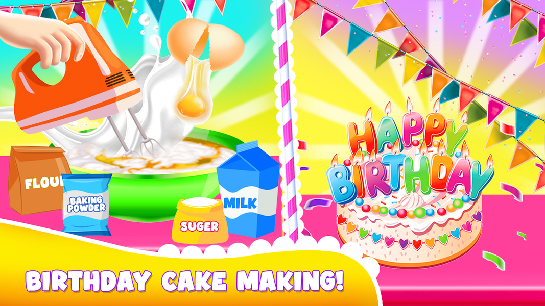 Kid Cakes Maker Cooking Bakery - عکس برنامه موبایلی اندروید