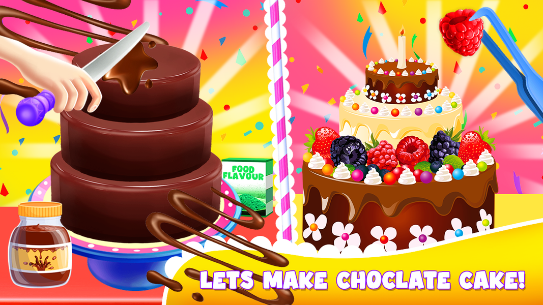 Kid Cakes Maker Cooking Bakery - Image screenshot of android app