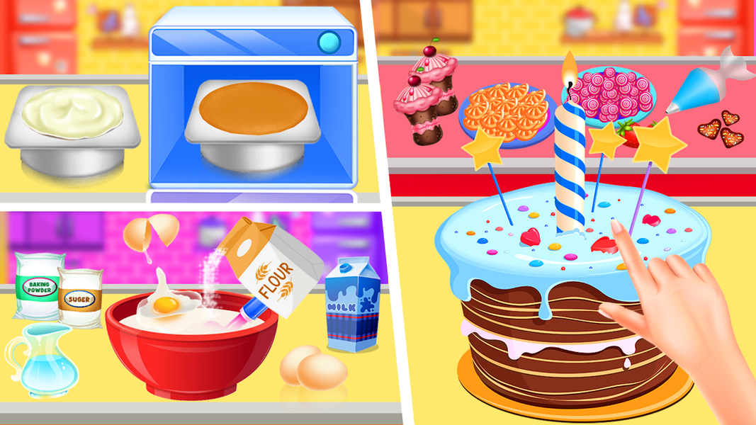 Kid Cakes Maker Cooking Bakery - عکس برنامه موبایلی اندروید