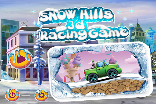 Snow hills 3D Racing game 2017 - Image screenshot of android app