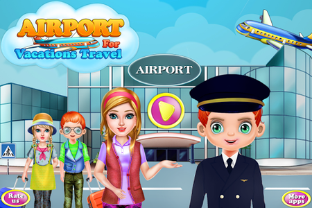 Kids Travel Airplane Washing - عکس بازی موبایلی اندروید