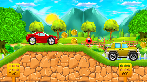 Kids Cars Hills Racing games - عکس بازی موبایلی اندروید
