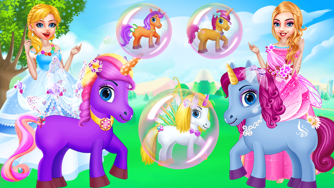Princess Unicorn-Pets for Kids - عکس بازی موبایلی اندروید