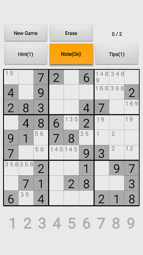 Classic Sudoku puzzle - عکس بازی موبایلی اندروید