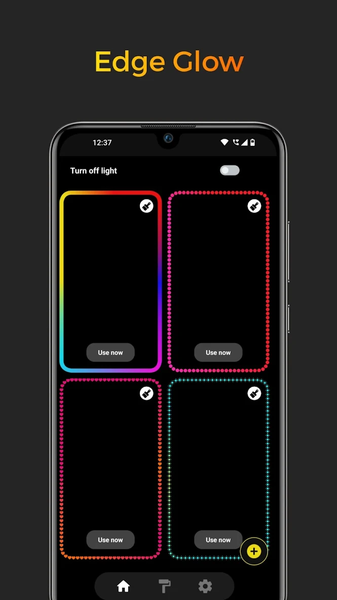 Edge Glow - Screen Lighting - Image screenshot of android app