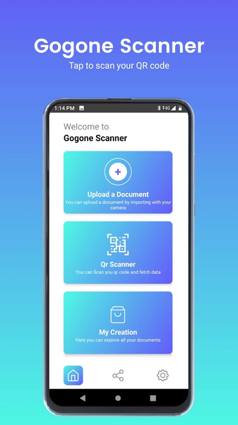 Gogone Scanner - PDF Creator - عکس برنامه موبایلی اندروید