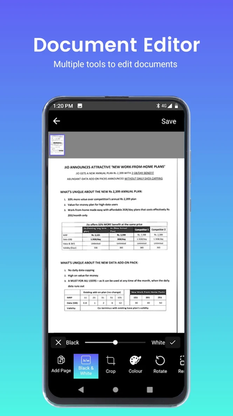 Gogone Scanner - PDF Creator - Image screenshot of android app