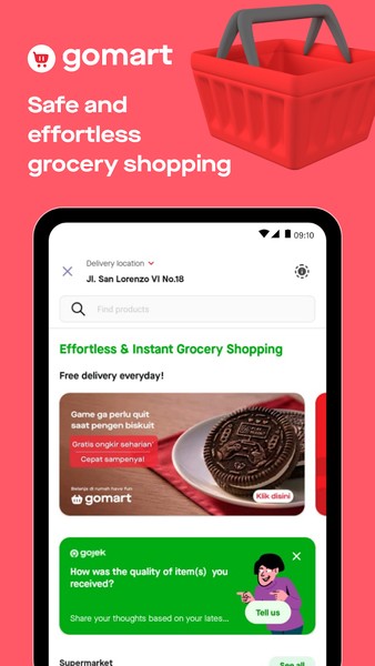Gojek - Food & Transportation - عکس برنامه موبایلی اندروید