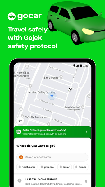 Gojek - Food & Transportation - عکس برنامه موبایلی اندروید