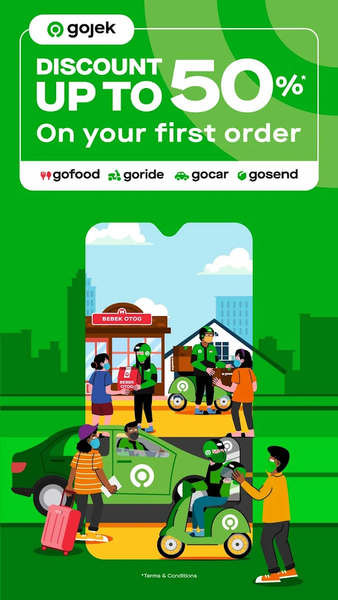 Gojek - Food & Transportation - Image screenshot of android app