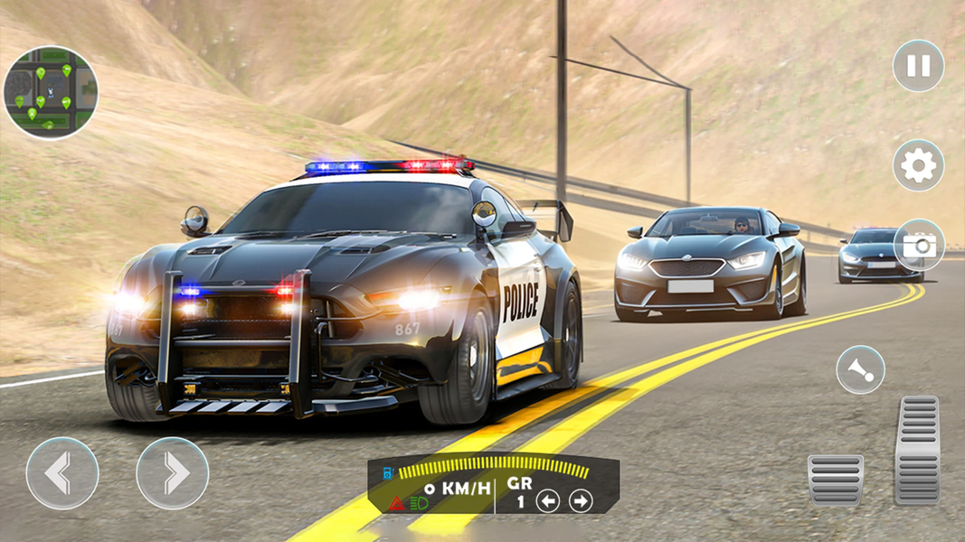 Police Car Chase Driving Game - عکس بازی موبایلی اندروید
