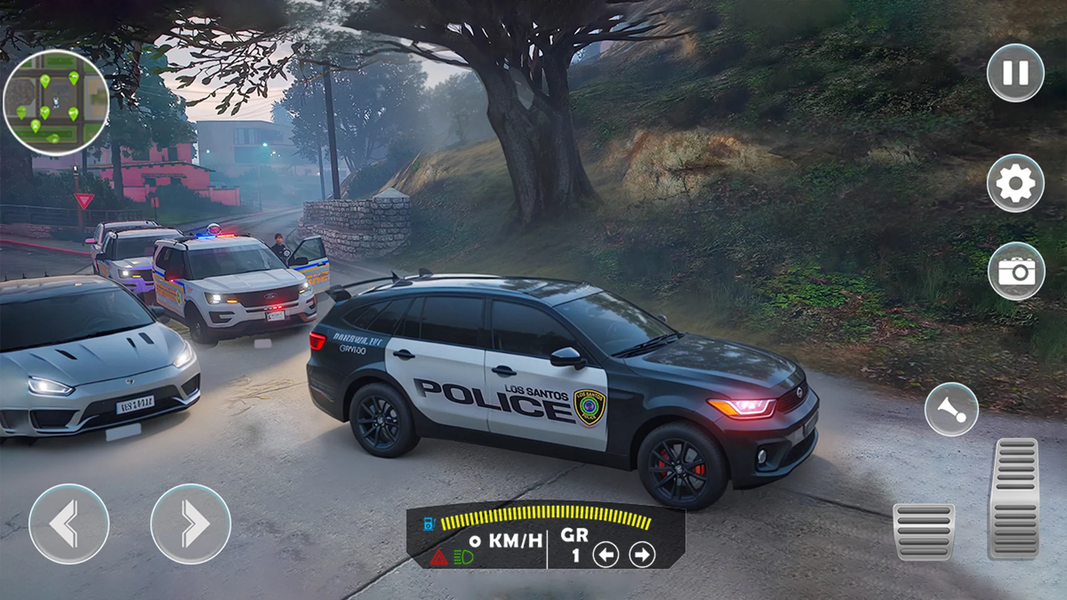 Police Car Chase Driving Game - Gameplay image of android game