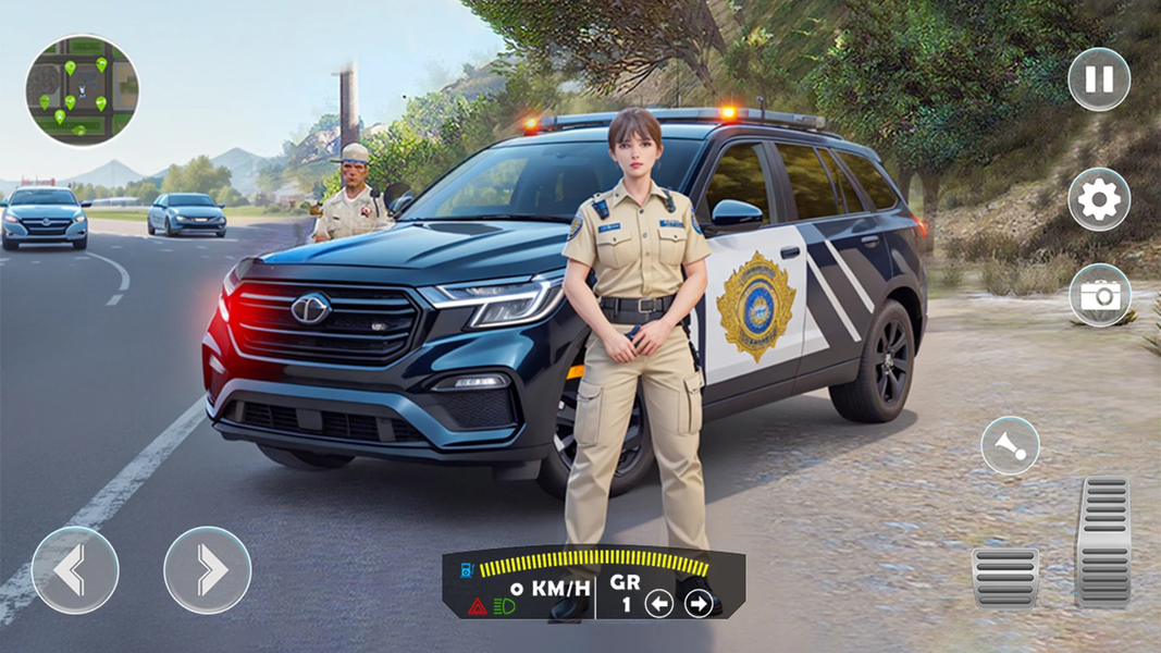 Police Car Chase Driving Game - Gameplay image of android game