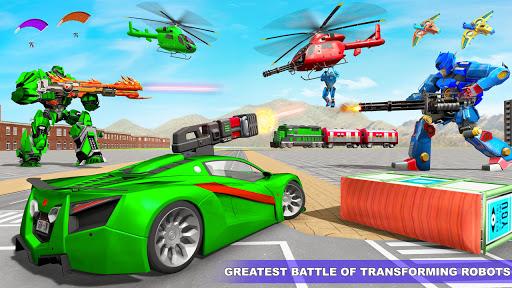 Train Robot transform Car Game - Image screenshot of android app