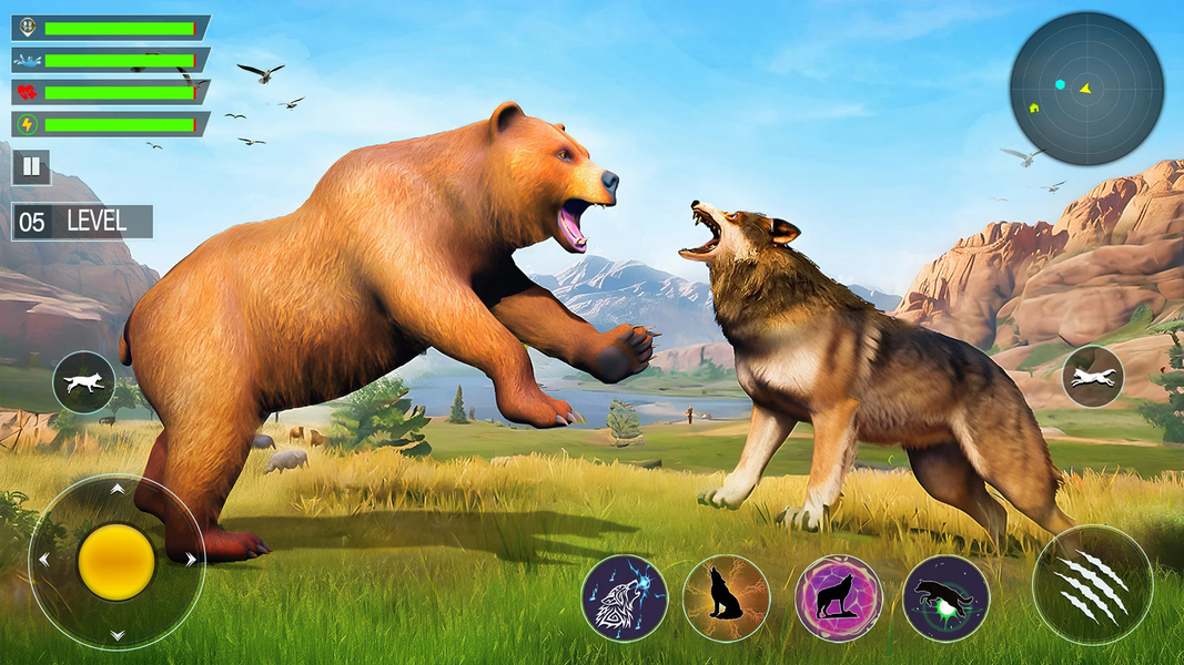 Wild Animal Simulator Game ۳D - عکس بازی موبایلی اندروید