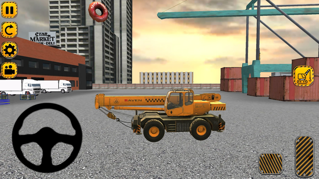 Factory Crane Operator Simulat - Gameplay image of android game