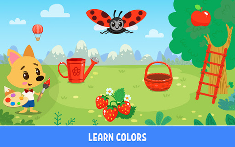 Learn colors and shapes, 123 numbers for kids! - Gameplay image of android game