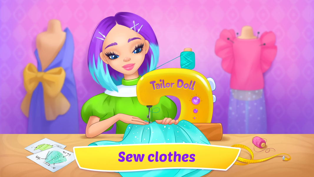 Fashion Doll: games for girls - عکس بازی موبایلی اندروید